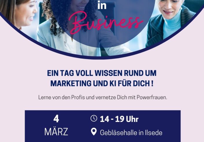 Ankündigung Women in Business Konferenz