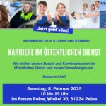 Ankündigung Jobmesse Karriere im Öffentlichen Dienst 8. Februar