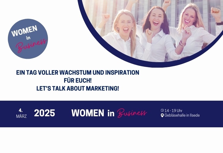 Ankündigung der WOMEN in Business