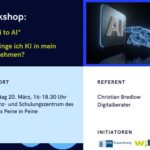 Ankündigung Workshop: Say Hi to AI