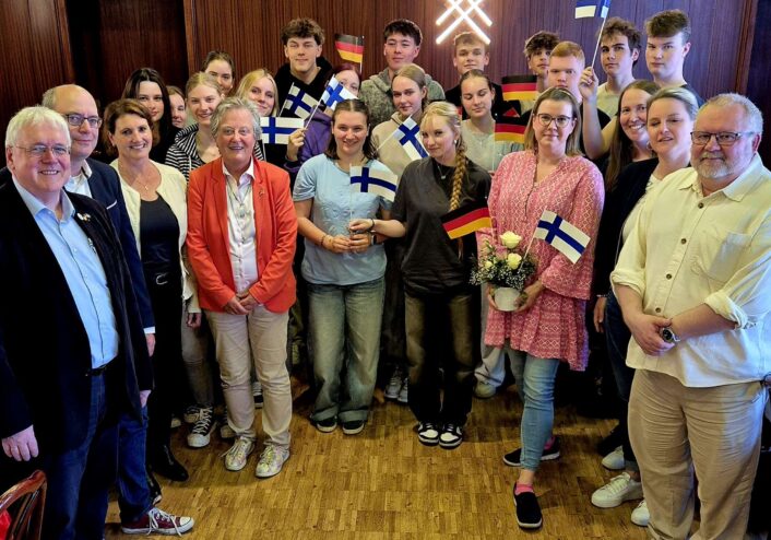 Schulaustausch mit Schüler:innen aus Hei nola, Finnland
