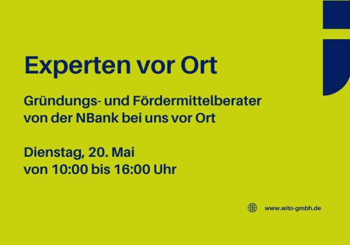 Ankündigung Sprechtag für Gründungen