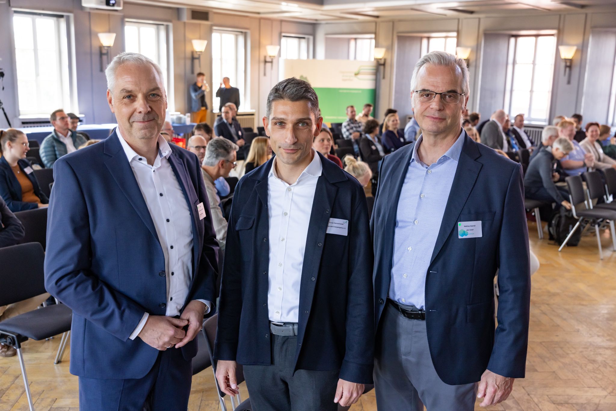Initiatoren den Unternehmensnetzwerks Energieeffizienz und Nachhaltigkeit