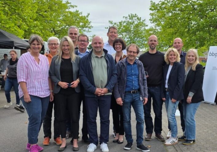 Initiatoren aus dem Landkreis Peine der Drive-In-Ausbildungsplatzbörse an der BBS