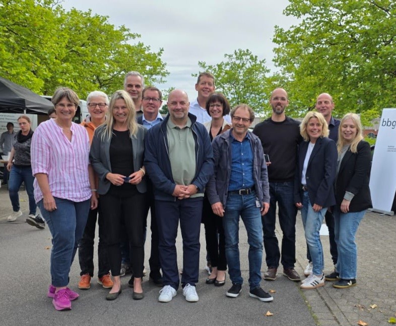 Initiatoren aus dem Landkreis Peine der Drive-In-Ausbildungsplatzbörse an der BBS