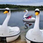Tretboote auf dem Eixer See