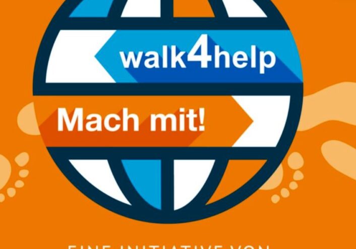 Ankündigung walk for help am 5. Juli in Braunschweig