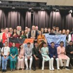 Teilnehmerinnen des Schultausches mit Dehli (Indien) und Peine (Deutschland)