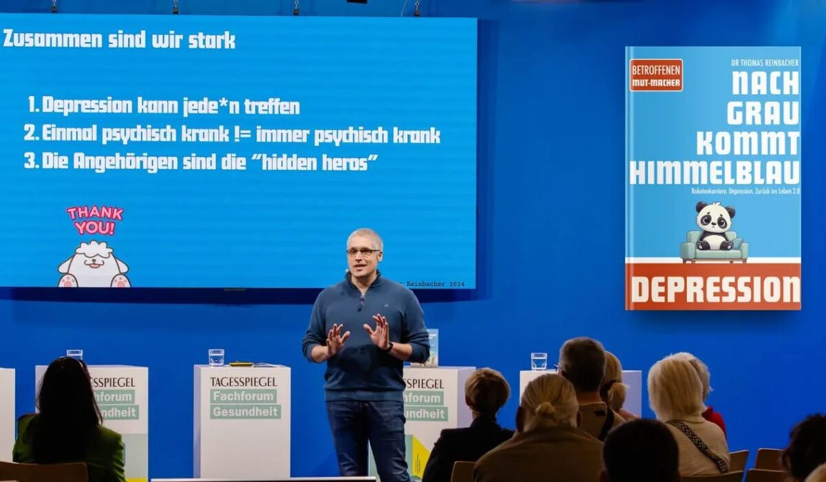 Nach Grau kommt Himmelblau - Ankündigung Lesung mit Dr Thomas Reinbacher