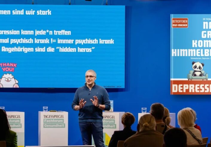 Nach Grau kommt Himmelblau - Ankündigung Lesung mit Dr Thomas Reinbacher