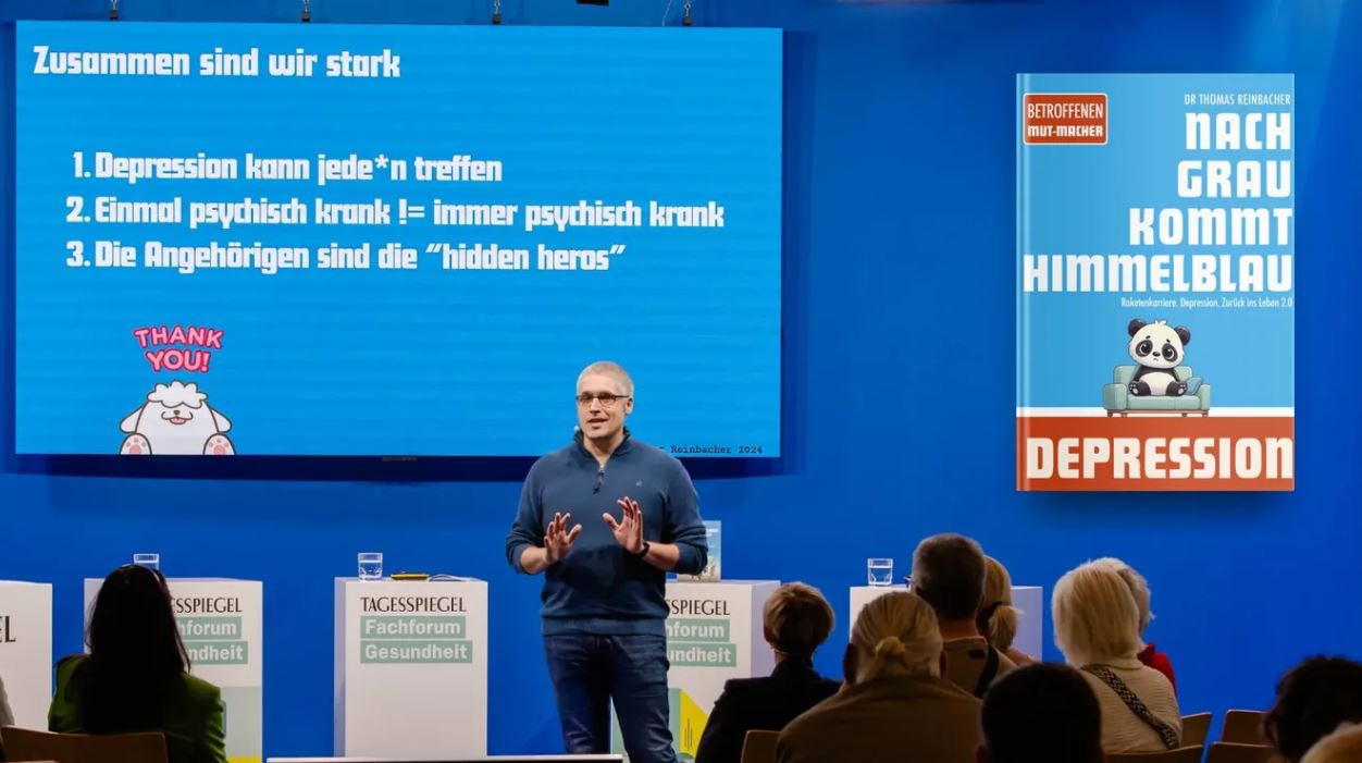 Nach Grau kommt Himmelblau - Ankündigung Lesung mit Dr Thomas Reinbacher