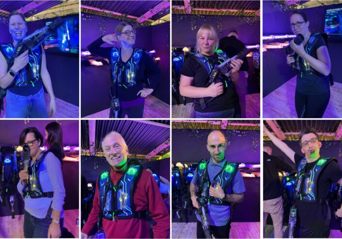 wito Weihnachtsfeier im Funcenter Peine mit Lasertag