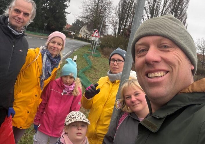 Foto vom wito-Team zum Aktionstag: Müll in der Landschaft