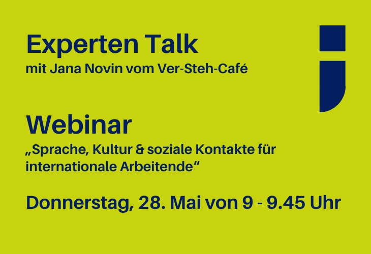 Ankündigung Webinar mit Jana Novin am 28. Mai