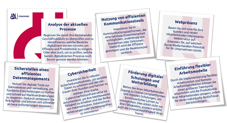Foto: INQA Logo und Coaching