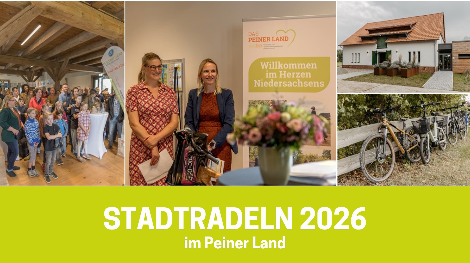 Einladung zur Preisverleihung des diesjährigen Stadtradeln im Landkreis Peine 2026 am 29. August am Eixer See in Peine
