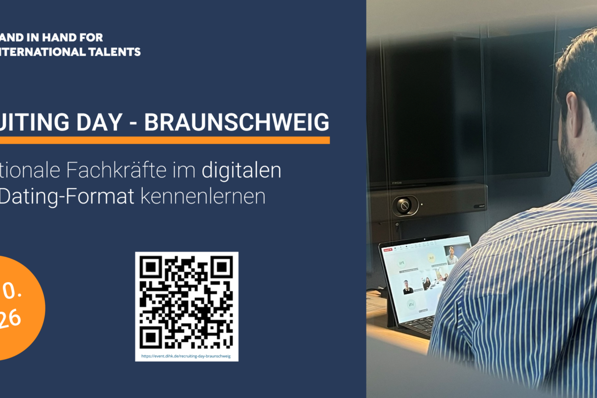 Recruiting Day: Internationale Fachkräfte im digitalen Speed-Dating kennenlernen