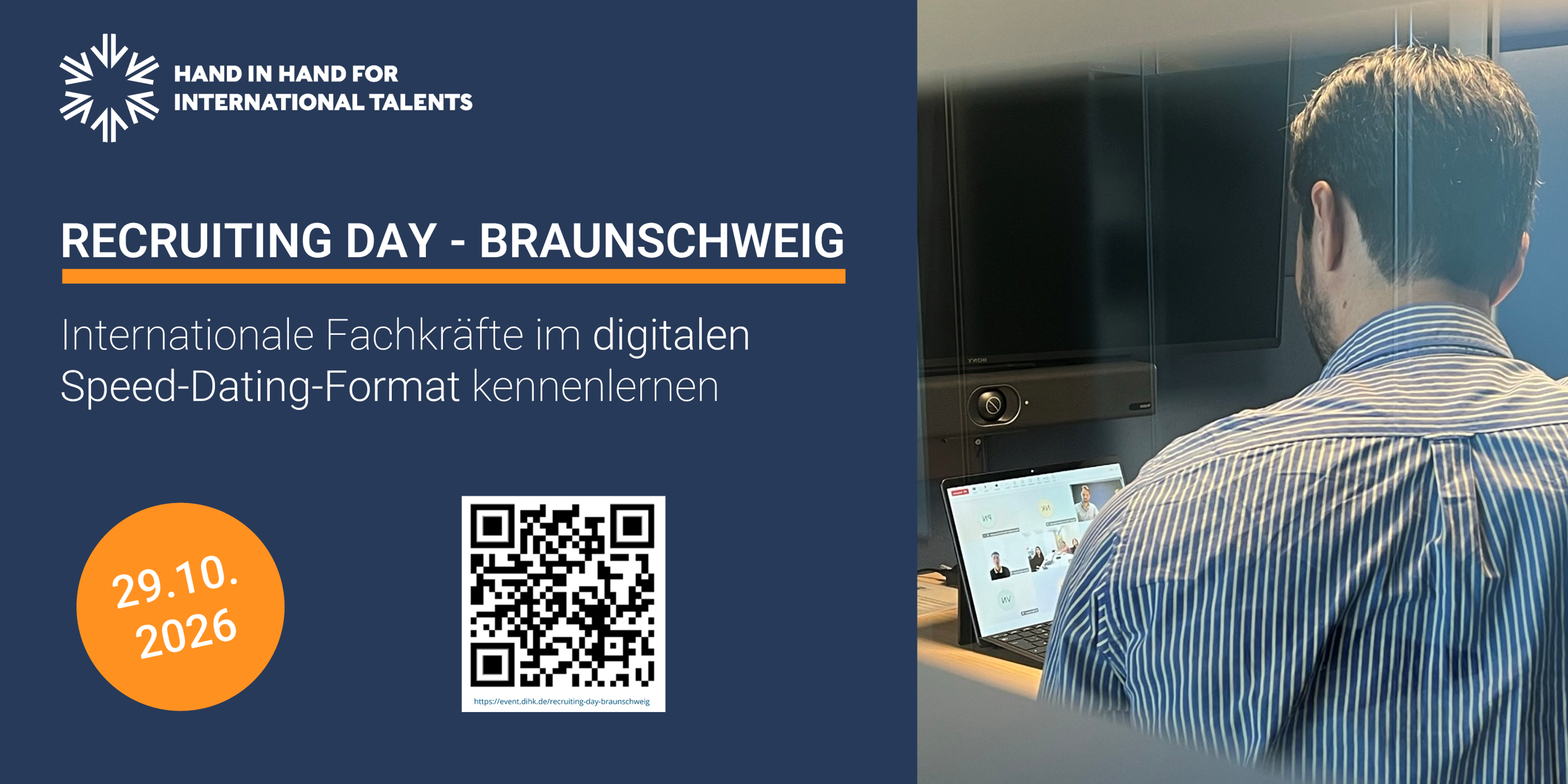 Recruiting Day: Internationale Fachkräfte im digitalen Speed-Dating kennenlernen