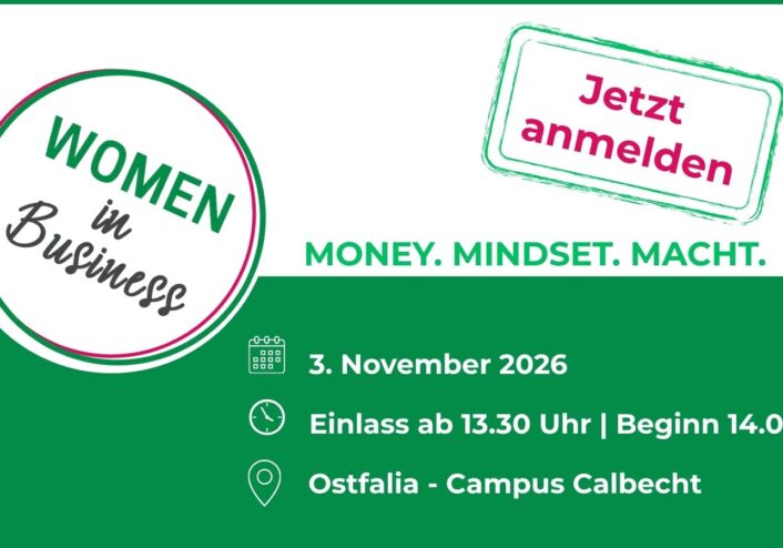 WOMEN in Business kommt nach Salzgitter! 💕 Am 3. November wird es wieder Zeit für Inspiration, Austausch und jede Menge Frauen-Power!