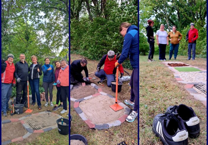 Auch in diesem Jahr waren wir als wito-Team beim Social Day „Brücken bauen“ dabei. Sechs Kolleginnen und Kollegen haben den Schreibtisch gegen Schippe, Schaufel und Gummihammer getauscht und im Familienzentrum Kunterbunt ordentlich mit angepackt. 💪 Unsere Aufgabe: Einen Barfußpfad für die Kleinsten in der Krippe bauen. Erde bewegen, vorbereiten, hämmern, gestalten – gemeinsam ging es Schritt für Schritt voran. Und das Ergebnis kann sich sehen lassen!